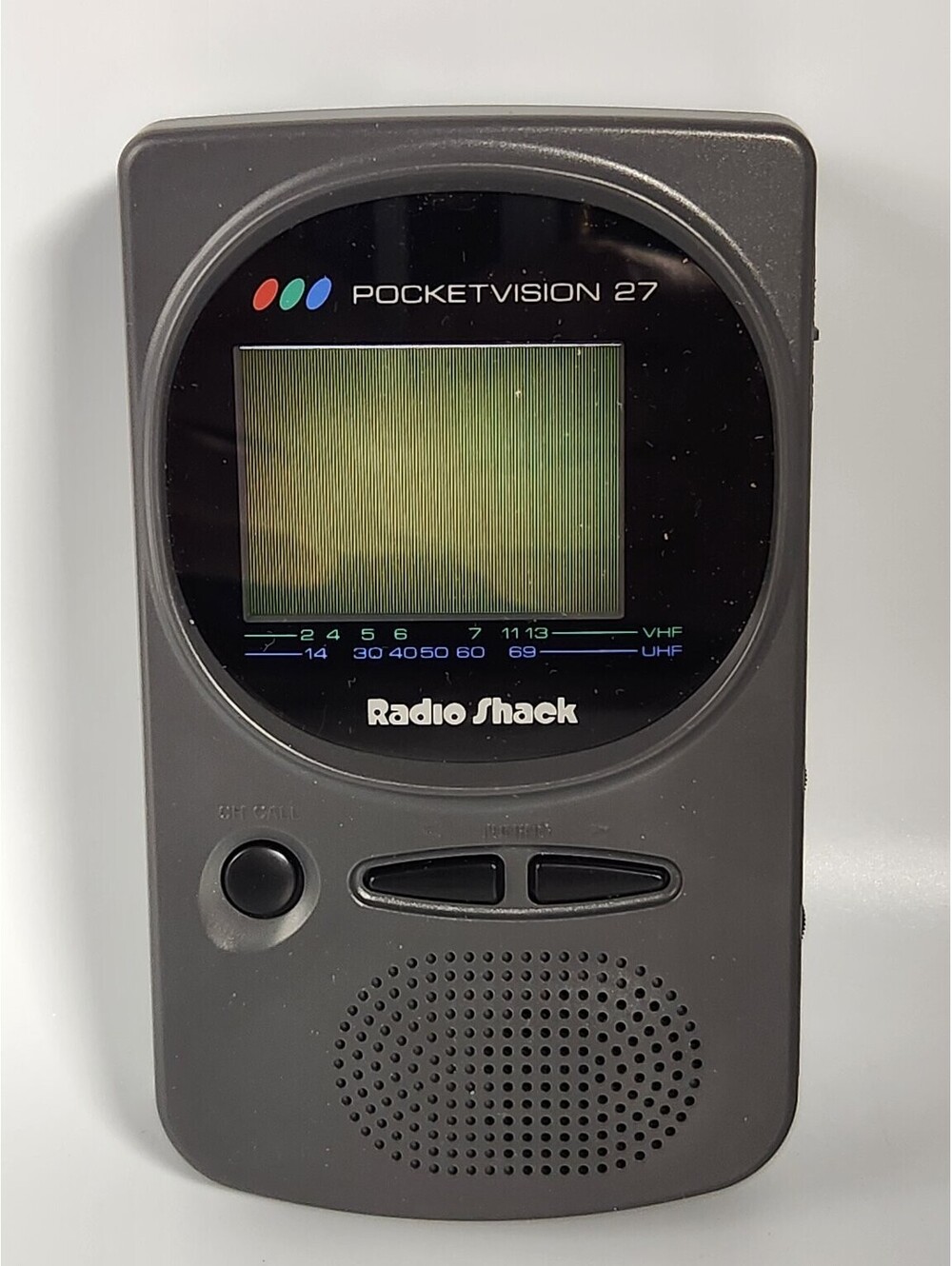 Radio Shack Pocketvision 27 Vintage Portable LCD Color TV Television 16-164 - R1
